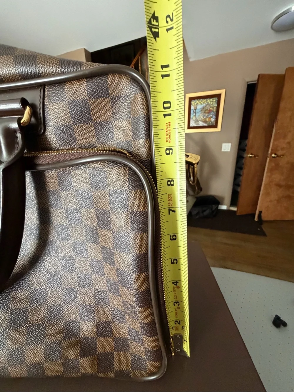 Louis Vuitton Brown Damier Canvas Laptop Bag